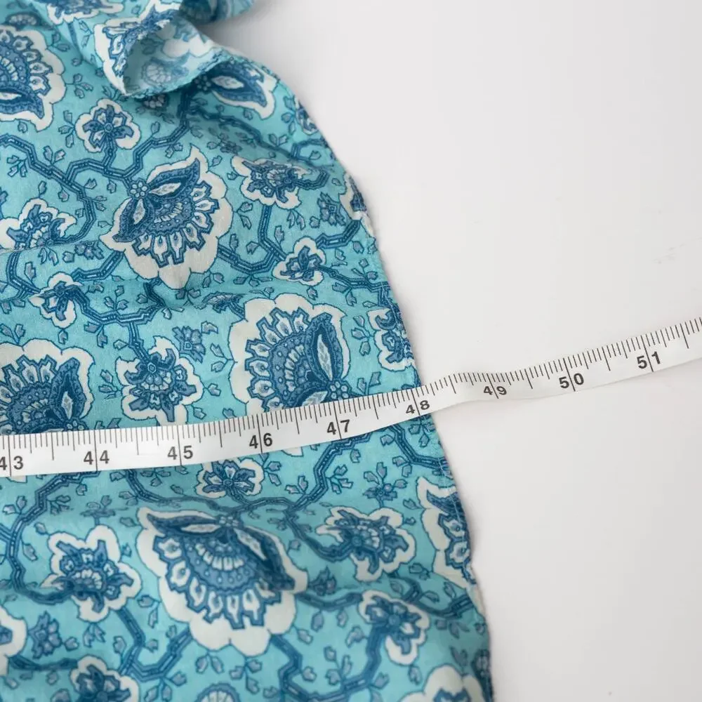 RHODE Blue Floral Tasha Dress Size 4